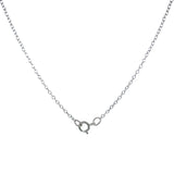 (LD) Collar con diamantes de laboratorio en oro blanco 10kt. 45cm D-1.00Cts.