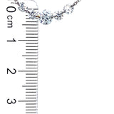 (LD) Collar con diamantes de laboratorio en oro blanco 10kt.45cm D-1.00Cts.