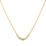 (LD) Collar con diamantes de laboratorio en oro amarillo 10kt.45cm D-1.00Cts.