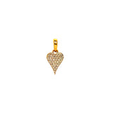 (LD) Dije con diamantes en oro amarillo 10kt. D-0.08Cts.