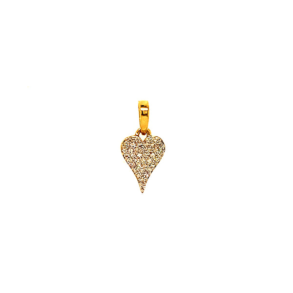 (LD) Dije con diamantes en oro amarillo 10kt. D-0.08Cts.