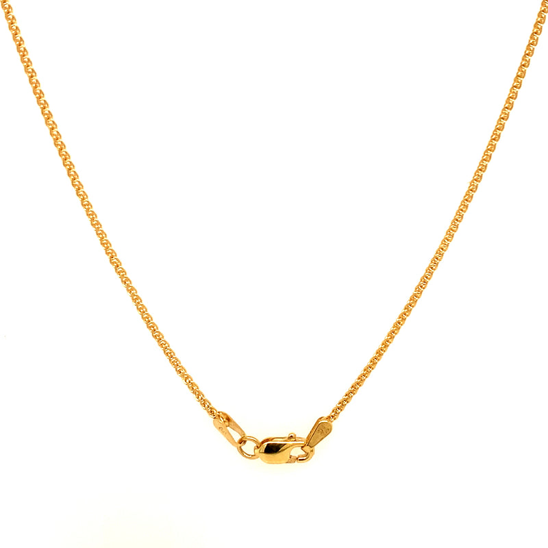 Collar de citrino, zafiros y diamantes en oro amarillo 14kt.
