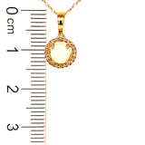 Collar de ópalo con diamantes en oro amarillo 14kt. ANTES: $625.00