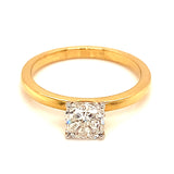 (LD) Anillo con diamante de laboratorio en oro amarillo 14kt. D-1.00Cts.