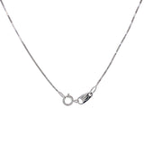 Collar de tanzanita con diamantes en oro blanco 18kt. 45cm.