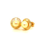 Aretes para bebés en oro amarillo 10kt.