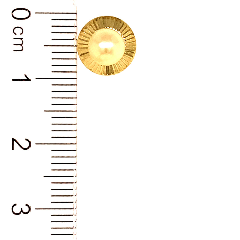 Aretes para bebés en oro amarillo 10kt.