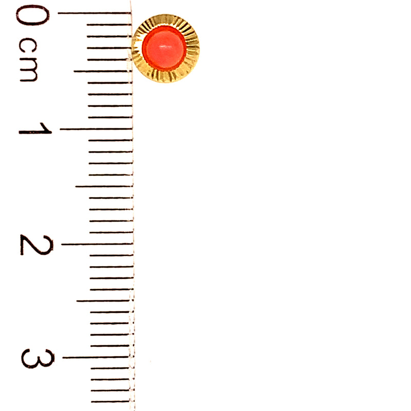 Aretes para bebés en oro amarillo 10kt.