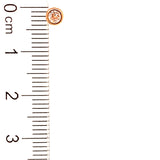 Aretes para bebés con circones en oro amarillo 10kt.