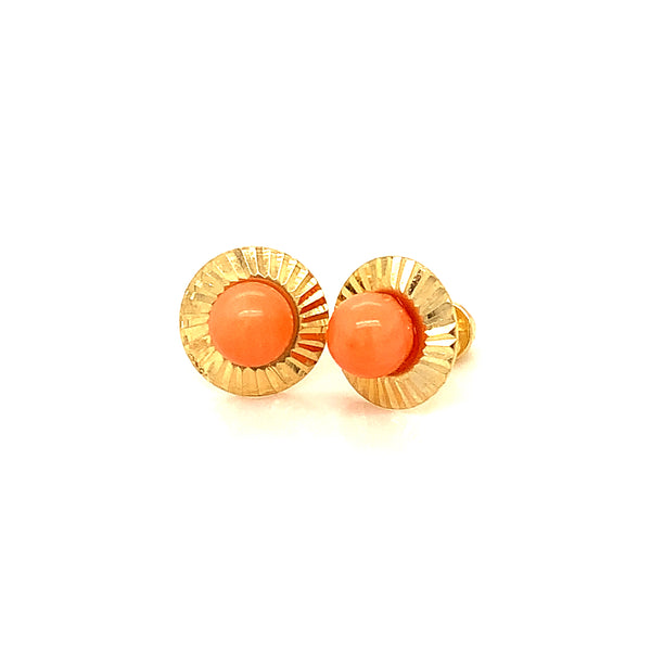 Aretes para bebés en oro amarillo 10kt.