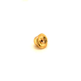 Repuestos de broche para aretes de bebé en oro amarillo 10kt.
