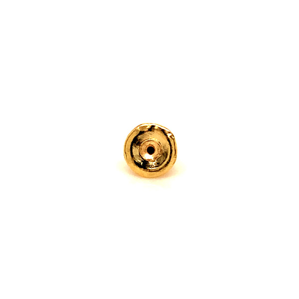 Repuestos de broche para aretes de bebé en oro amarillo 18k