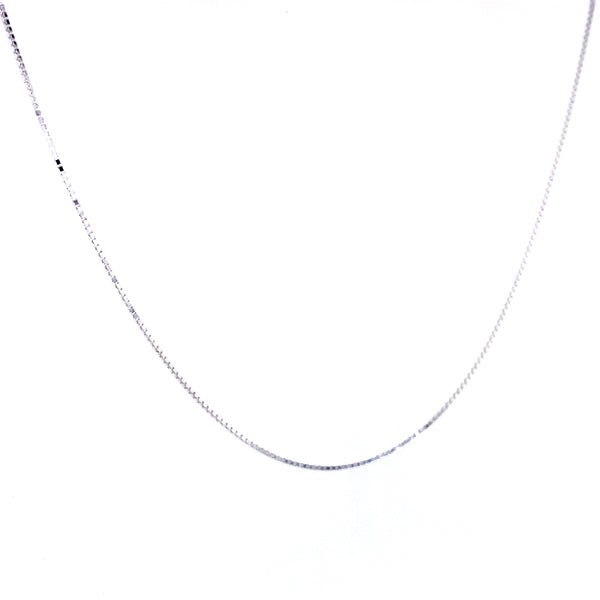 Cadena (veneciana) en plata 925. 40cm