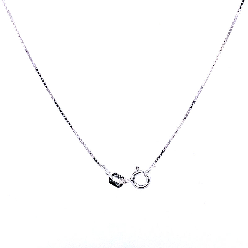 Cadena (veneciana) en plata 925. 40cm