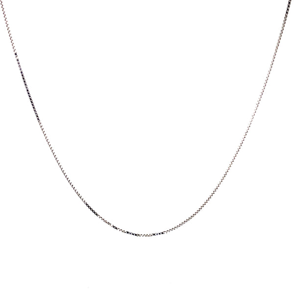 Cadena (veneciana) en plata 925 45cm