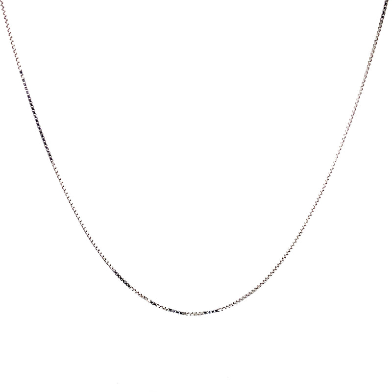 Cadena (veneciana) en plata 925 45cm