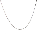 Cadena (veneciana) en plata 925 45cm