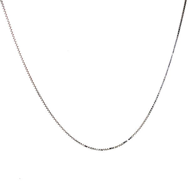 Cadena (veneciana) en plata 925 45cm