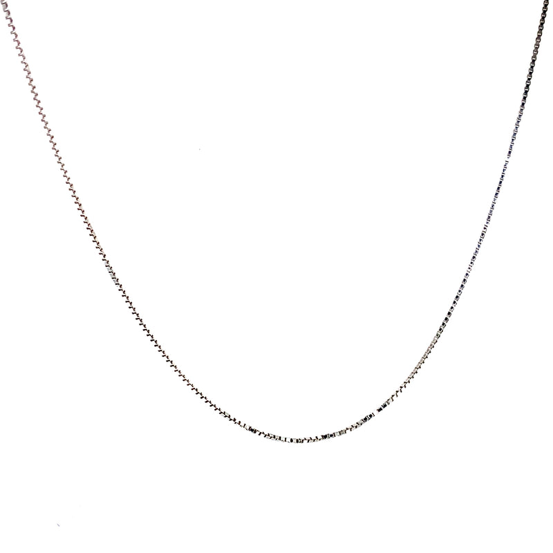 Cadena (veneciana) en plata 925 45cm