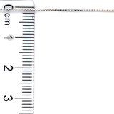 Cadena (veneciana) en plata 925 45cm