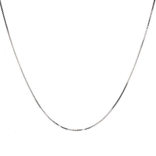 Cadena (veneciana) en plata 925 50cm