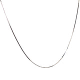 Cadena (veneciana) en plata 925 50cm