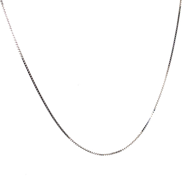 Cadena (veneciana) en plata 925 50cm