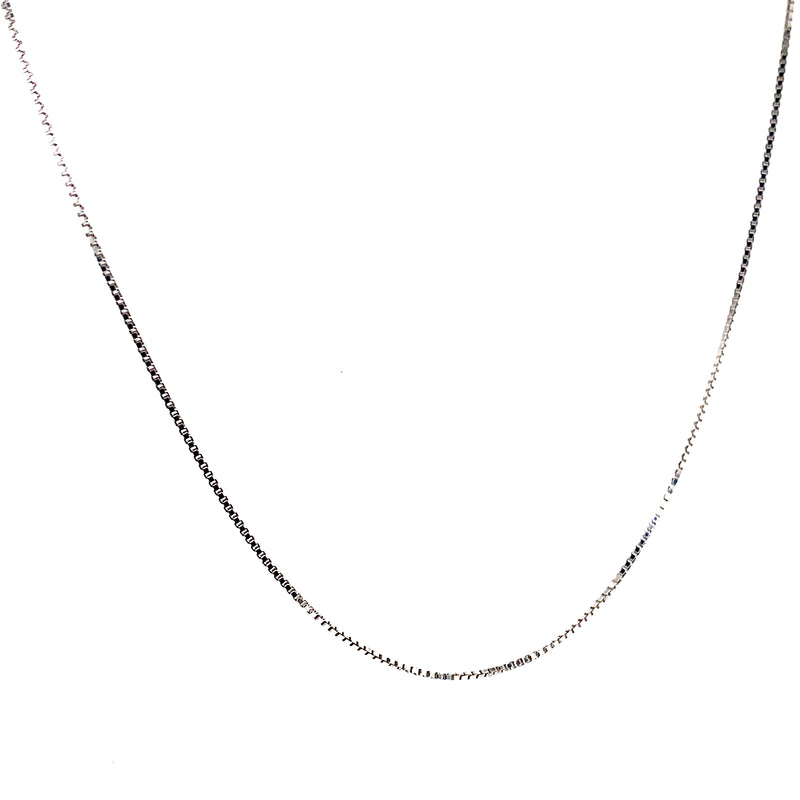 Cadena (veneciana) en plata 925 50cm