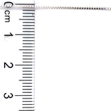 Cadena (veneciana) en plata 925 50cm