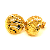 Aretes (HC) en oro amarillo 10kt.