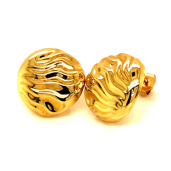 Aretes (HC) en oro amarillo 10kt.