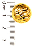 Aretes (HC) en oro amarillo 10kt.