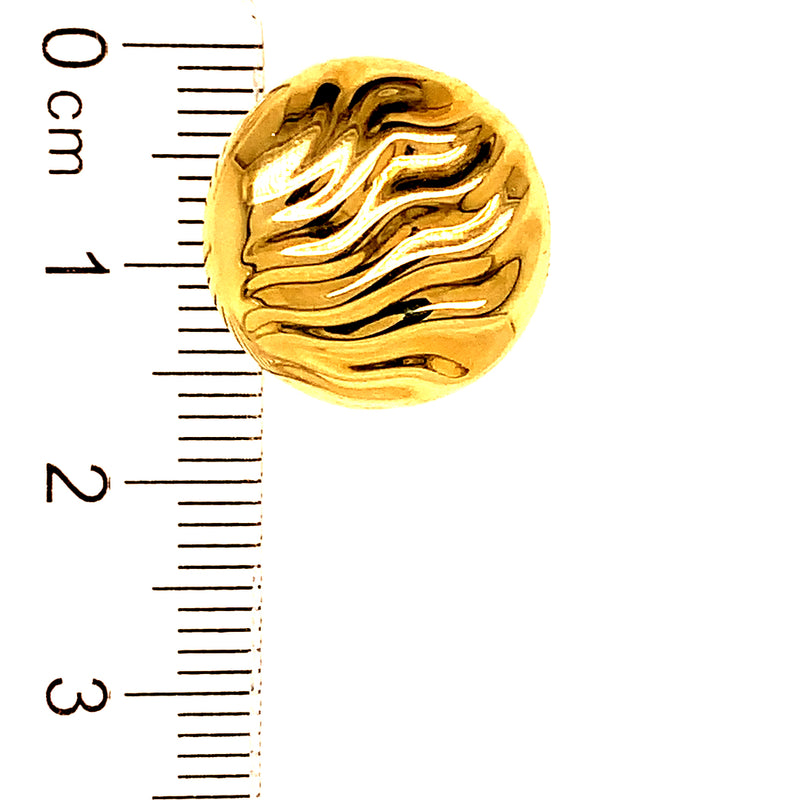 Aretes (HC) en oro amarillo 10kt.