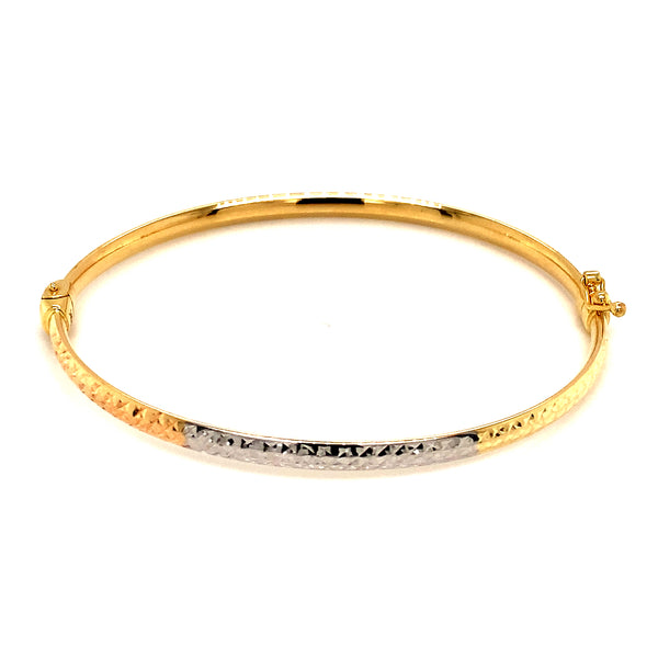 Caña en oro tres tonos 10kt.