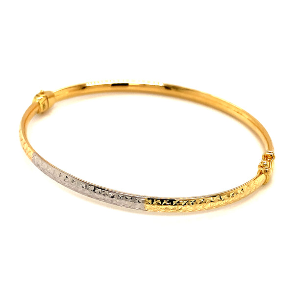 Caña en oro tres tonos 10kt.