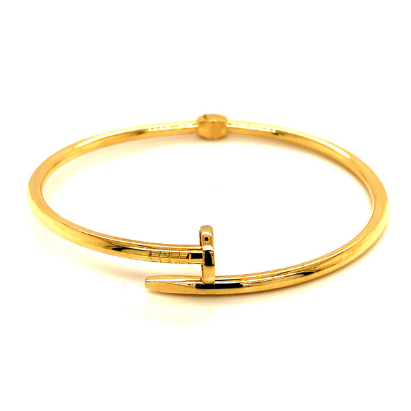 Caña (clavo) (HC) en oro amarillo 10kt.