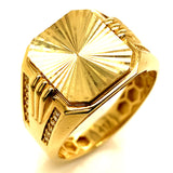 Anillo para caballero en oro amarillo 10kt.