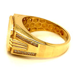 Anillo para caballero en oro amarillo 10kt.
