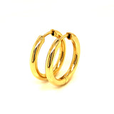 Huggies en oro amarillo 10kt.