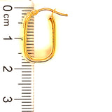 Argollas (HC) en oro amarillo 10kt.