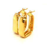 Argollas (HC) en oro amarillo 10kt.