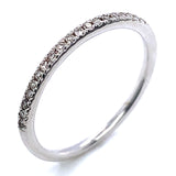 (SOFIA) Set de anillos con diamantes en oro blanco 10kt.