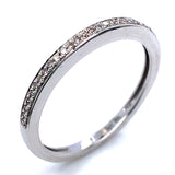 (SOFIA) Set de anillos con diamantes en oro blanco 10kt.