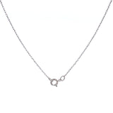 Collar de Topacio Azul en oro blanco 14k 45cm