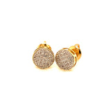 (SOFIA) Aretes con diamantes en oro amarillo 10kt