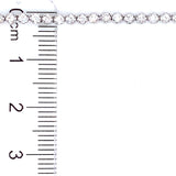 (LD) Pulsera (tennis) con diamantes de laboratorio en oro blanco 14kt. D-1.21CT