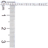 (LD) Pulsera (tennis) con diamantes de laboratorio en oro blanco 14kt. D-0.61CT