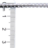 (LD) Pulsera (tennis) con diamantes de laboratorio en oro blanco 14kt. D-1.21CT