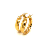 Argollas en oro amarillo 18k
