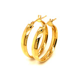 Argollas en oro amarillo 18k